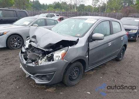 2019 Mitsubishi Mirage Es/Rf z USA, uszkodzony, nr VIN ML32A3HJ4KH005245